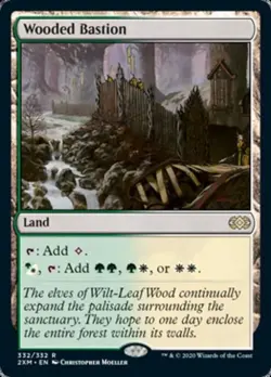 Wooded Bastion - Near Mint MTG Double Masters - Image 1