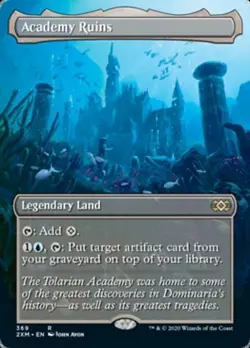 Academy Ruins (Borderless) - Near Mint MTG Double Masters - Image 1