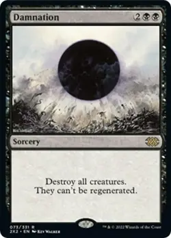 Damnation - Near Mint MTG Double Masters 2022 - Image 1