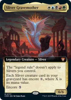 Sliver Gravemother (Extended Art) - Near Mint MTG Commander Masters - Image 1