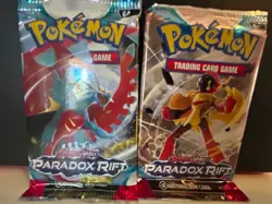 2X Pokemon TCG Paradox Rift Booster Packs - Brand New, Unweighed, Lot - Image 1