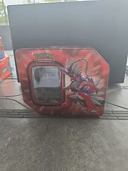 Pokemon Paldea Legends Empty Tin and packs - Image 1