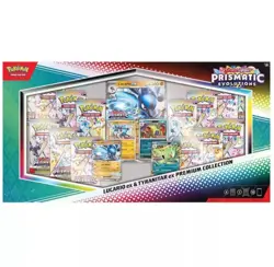Pokemon Lucario Ex Tyranitar Ex Premium Collection Prismatic Evolution, IN HAND! - Image 1