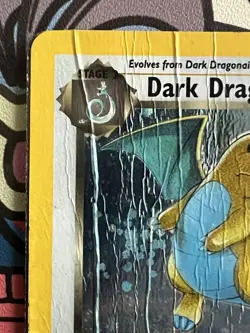 Dark Dragonite 5/82 - Team Rocket - Holo Rare - Pokemon TCG - DAMAGED - Image 3