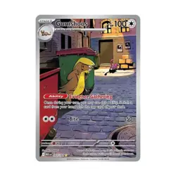 Pokemon ME01: Mega Evolution Gumshoos - 153/132 (IR) #153/132 (Holo) NM - Image 1
