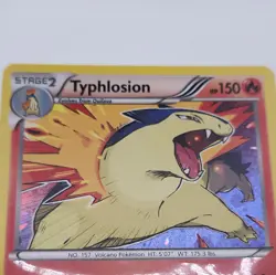 2015 Pokemon XY - Breakthrough Holo Rare Card: Typhlosion (20/162) - Near Mint - Image 4