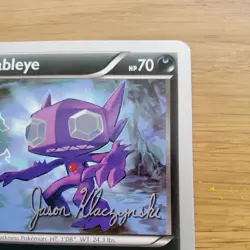 Sableye 62/108 Dark Explorers Pokemon World Championship 2013 Signed Card - Image 4