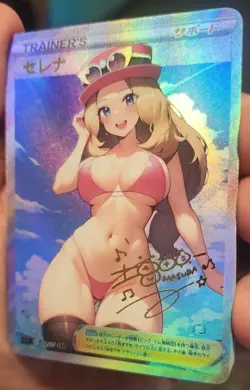 Serena - Anime - Waifu - Pokemon - Trainer - Goddess Story - Signature Card - Image 2