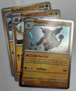 Rhyperior Pokemon Holo Rare Card 76/142 Stellar Crown TRIO - Image 1