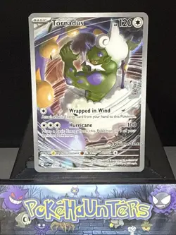 Pokemon Card Tornadus SVP210 Black Star Promo Pokemon Center White Flare NM - Image 1