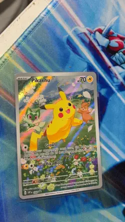 Pokemon TCG Pikachu SVP088 Black Star Promo Card Paldea Adventure Chest - Image 1