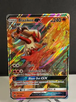 Blaziken GX 28/168 - Pokemon TCG Celestial Storm Sun & Moon Ultra Rare Card - Image 1