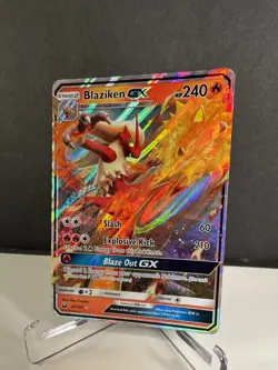 Blaziken GX 28/168 - Pokemon TCG Celestial Storm Sun & Moon Ultra Rare Card - Image 2