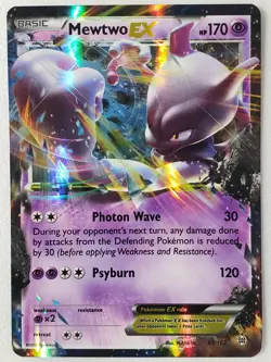 EX HOLO Mewtwo 61/162 - XY Breakthrough Pokemon Card $2 Combined Ship - Image 1