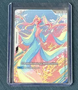 GUNDAM TCG CARD GAME OVERFLOWING AFFECTION GD01-118 U+ HOLO FOIL ENGLISH NEWTYPE - Image 1