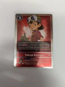 BT7-085 Takuya Kanbara Rare NM/M Digimon Card Next Adventure #2 - Image 1