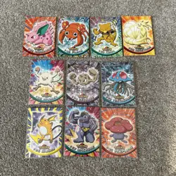 Topps Pokemon TCG Series 1 TV Animation Edition Cards Bundle x10 Non Holo - Image 1