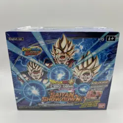 Dragon Ball Saiyan Showdown Sealed Booster Box of 24 Packs B15 Z Super Card Game - Image 1