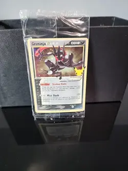 SEALED Greninja Gold Star SWSH144 Celebrations Promo Holo Pokemon Card - Image 1