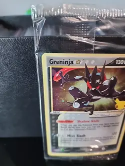 SEALED Greninja Gold Star SWSH144 Celebrations Promo Holo Pokemon Card - Image 3