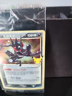 SEALED Greninja Gold Star SWSH144 Celebrations Promo Holo Pokemon Card - Image 4