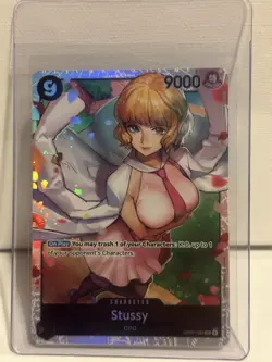 OP07-085 Stussy One Piece Card Game TCG Super Rare SR ENGLISH - Image 1