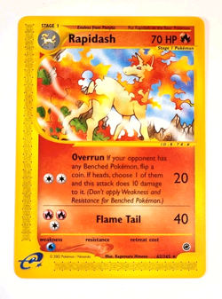 Near Mint - Rapidash 062/165 Expedition Base Set Vintage WOTC Rare Pokemon Card - Image 1