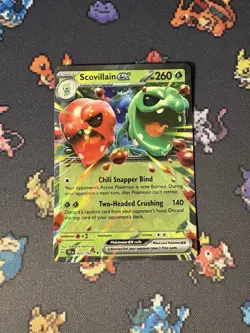 Pokemon Cards Scovillain ex 022/162 Ultra Rare Temporal Forces - (NM) - Image 1
