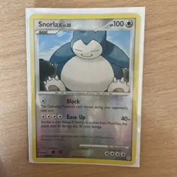 Snorlax 37/130- Diamond & Pearl Reverse Holo Rare Pokemon Card - Image 1