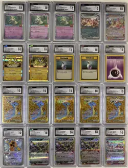 100 BULK CGC Graded ALL GEM MINT 10 Pokemon Cards WHOLESALE Slabs LOT - Image 1