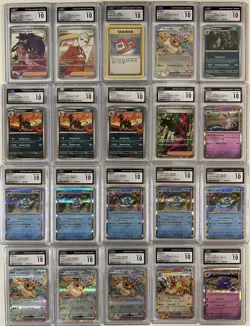 100 BULK CGC Graded ALL GEM MINT 10 Pokemon Cards WHOLESALE Slabs LOT - Image 4