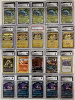 100 BULK CGC/PSA Graded Pokemon Cards WHOLESALE Slabs LOT (7-9.5) - Image 1