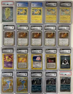 100 BULK CGC/PSA Graded Pokemon Cards WHOLESALE Slabs LOT (7-9.5) - Image 5