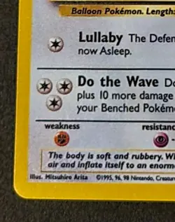 Wigglytuff 16/64 Pokemon TCG Jungle Set Card Holo Rare - Image 5