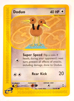 Near Mint - Doduo - 73/147 - Aquapolis - Vintage Wotc era E-Reader Pokemon Card - Image 1