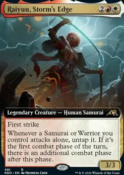 MTG Magic the Gathering Raiyuu, Storm's Edge (491/572) Kamigawa Neon Dynasty LP - Image 1