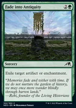 MTG Magic the Gathering Fade into Antiquity (182/572) Kamigawa Neon Dynasty NM - Image 1