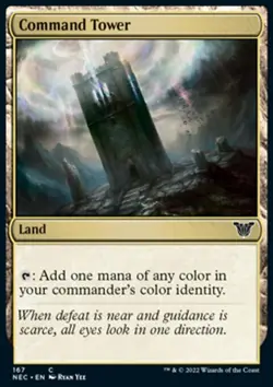MTG Command Tower (167/192) Kamigawa Neon Dynasty Commander LP - Image 1