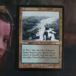 MTG - Magic the Gathering - Polluted Delta - Onslaught Light Play Nice - Image 1