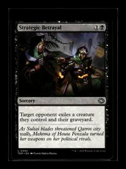 STRATEGIC BETRAYAL Tarkir Dragonstorm #94 TDM(NM+)(MTG) - Image 1