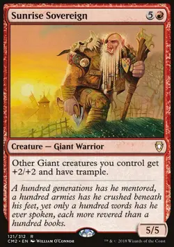 MTG Magic the Gathering Sunrise Sovereign (121/332) Commander Anthology 2018 LP - Image 1