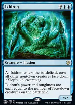 MTG Magic the Gathering Ixidron (87/334) Commander 2019 LP - Image 1