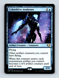 #69 2025 Edge of Eternities Commander Cyberdrive Awakener Rare - Image 1