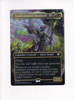 MAGIC THE GATHERING COMMANDER: EDGE OF ETERNITIES FOIL SZAREL, GENESIS SHEPARD - Image 1