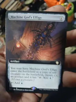 Machine God's Effigy (Extended Art) Commander: the Brothers' War Regular - Image 1