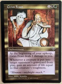 Grim Feast X1 Mirage Mtg Magic the Gathering - Image 1