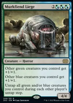 MTG Magic the Gathering Murkfiend Liege (259/603) Double Masters 2022 NM - Image 1
