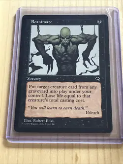 Reanimate - from Tempest - Magic the Gathering MTG - Reg NM - Image 1