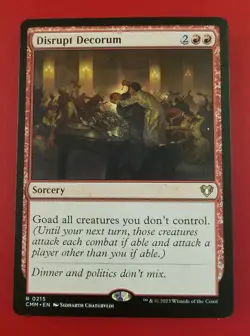 1x Disrupt Decorum | Commander Masters | MTG Magic - Image 1