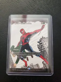 MTG Heroic Intervention (Borderless) Marvel Universe Eternal-Legal Spider-man - Image 1